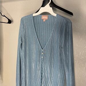 Show Me Your MuMu sparkly Blue  Top
